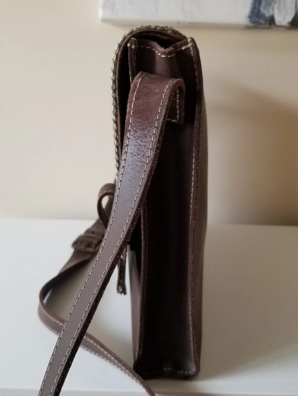 Harris Tweed Messenger Bag Crossbody
